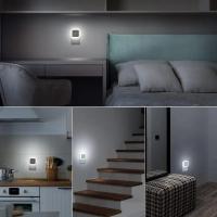Luz Nocturna Cuadrada LED Con Inducción Inteligente Luz De Energía Ahorradora Para Dormitorio Iluminación Interior - details 6