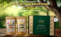 Caja Regalo Te e Infusiones Gourmet  Wellness & Good Mood Tea  Infusión Relajante, Digestiva & Antioxidante  Té Verde, Blanco, Hiperico, Jengibre, Tulsi, Espirulina, Curcuma  Pack Te 2 x 100g - details 0