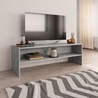 vidaXL Mueble de TV madera de ingeniería 120x40x40cm en color Marrón roble/Roble ahumado/artisian oak y más | almacenamiento funcional diseño moderno para baño dormitorio sala - details 4
