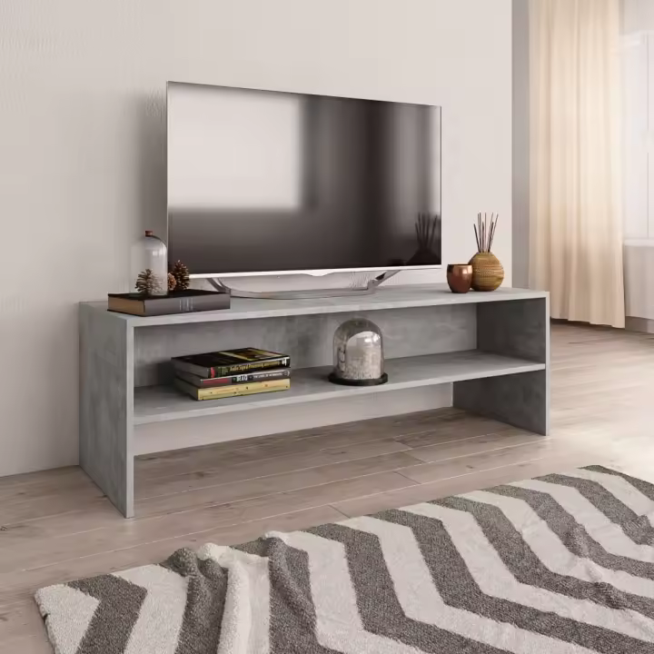 vidaXL Mueble de TV madera de ingeniería 120x40x40cm en color Marrón roble/Roble ahumado/artisian oak y más | almacenamiento funcional diseño moderno para baño dormitorio sala - 1
