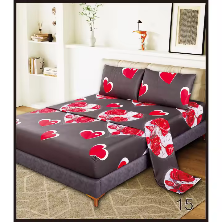 ILOVEHOME-Juego de sabana de verano,tacto extrasuave-juego de cama microfibra，incluye bajera，encimera，funda almohada-tacto sedoso para cama de 90,135 y 150-garantizado de no hacer bolitas - 1