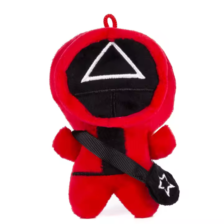 DAM. Peluche felpa premium 13 cms. Squid Vigilante Triángulo. 8x4x13cm. - 1