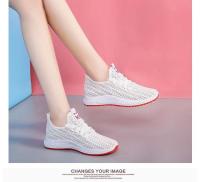 Zapatos de malla nuevos de verano para mujer, estilo coreano, zapatos casuales versátiles para mujer, zapatos para correr transpirables, ligeros y cómodos para mujer. - details 5