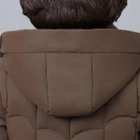 Abrigo De Invierno Para Mujer Con Capucha Acolchado Y Bolsillos Cremallera Cierre De Cremallera Material De Algodón Y Poliéster Estilo Casual - details 7