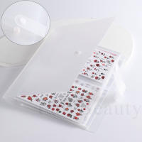 Libro De Almacenamiento Para Uñas Con 80 Ranuras Organizador De Decales Y Fotos Herramienta De Manicura Display Show Shelf - details 7