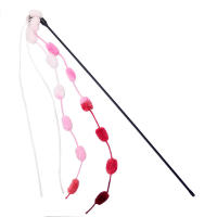 Juguete Interactivo Para Gatos Con Cola De Plumas Y Bolas De Peluche Varita Telescopio Con Cinta Musical Accesorio Para Mascotas - details 6