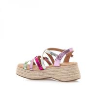 Sandalias plataforma mujer MUSTANG 59897 C58229 SANDALIA PLATAFORMA YUTE JADE/FUXIA/PLAT 35788 25V - details 2