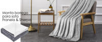 TODOBIEN STORE - Manta Borrego Franela y Sherpa - Manta Reversible para Sofa Suave y Calido130X160,160X220, 220 x 240, Manta Polar para Adulto y niño, Manta Sobrecama Manta Sofa 100% Poliester - details 0