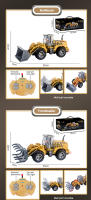 Coche Remoto 1:30 Para Niños Juguete De Excavadora Camión Bulldozer Vagoneta De Ingeniería Para Niños Regalo Control Remoto Escala 1:30 - details 11