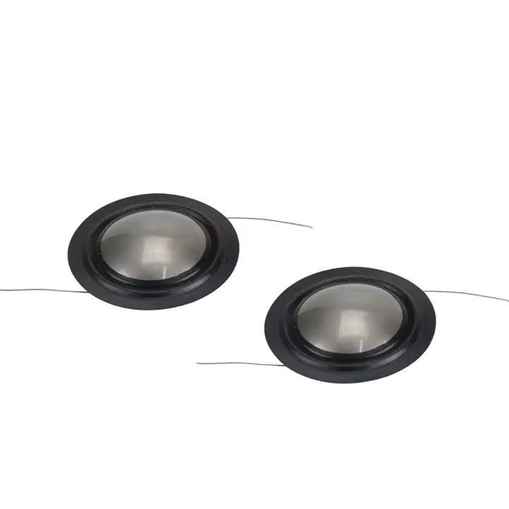 Película metálica de titanio importada de 25,4mm + diafragma lateral de seda, 25 núcleos, Tweeter, Bobina de voz, película de reparación de altavoz, 8 OHM, 1 par - 1