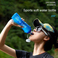 Botella De Agua Plegable TPU 250ml 500ml Para Deporte Bicicleta Senderismo Camping Running Botella Suave Collapsible - details 0