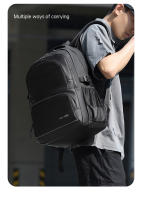 Mochila Para Hombre Mochila De Viaje Casual Impermeable De Gran Capacidad Con Computadora Bolsa De Estudiante De Colegio Marca Trendy - details 8
