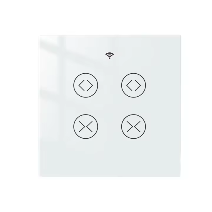 Interruptor Doble De Cortina Inteligente MOES Tuya Smart Life WiFi RF Para Rollos Con Motor Eléctrico Compatible Con Google Home Alexa - 1
