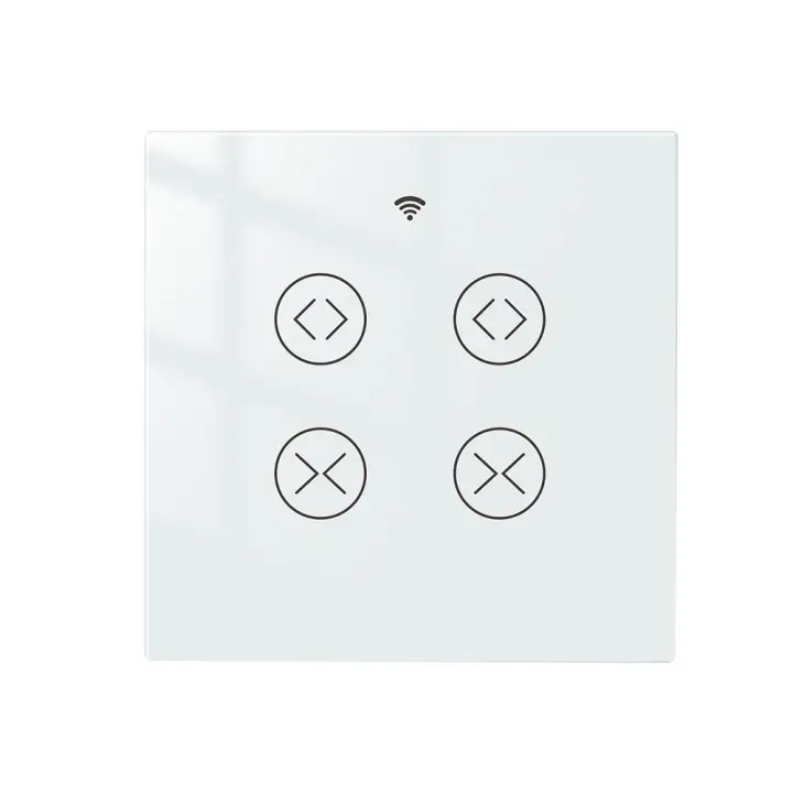 Interruptor Doble De Cortina Inteligente MOES Tuya Smart Life WiFi RF Para Rollos Con Motor Eléctrico Compatible Con Google Home Alexa - 1
