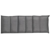 vidaXL Tumbona de suelo plegable de tela gris - details 2