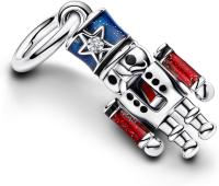 Charm Cascanueces en movimiento PANDORA Moments 793583C01 en plata de ley con circonitas, compatible con pulseras Moments y ME，Incluye Caja Original - details 0