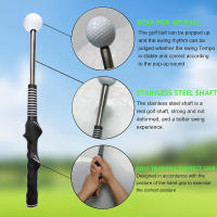 Entrenador De Swing De Golf Retráctil Para Mejorar El Ritmo Tiempo Y Equilibrio Herramienta De Calentamiento Para Ejercicios De Fuerza Y Flexibilidad - details 1