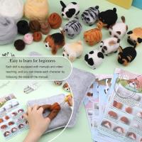 Kit De Inicio Para Tejer Con Lana De Agujas KRABALL 12Pcs Con Guante De Dedo Y Instructions Para DIY Manualidades Para Decoración Del Hogar - details 2