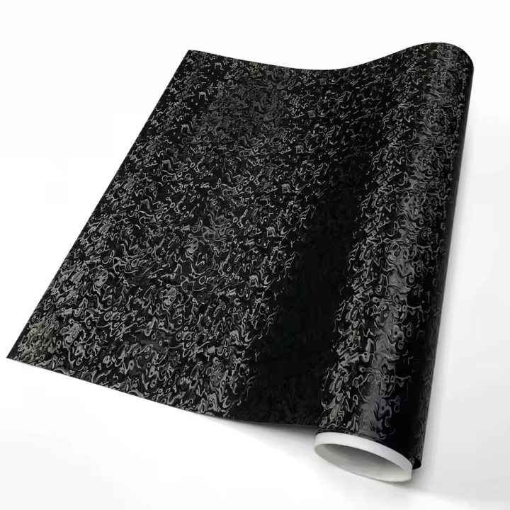 ETECOOL Pegatina De Fibra De Carbono Para Coche Premium Negro Fantasma Adhesivo De Vinilo Para Empaque De Coche Accesorios De Coche - 1