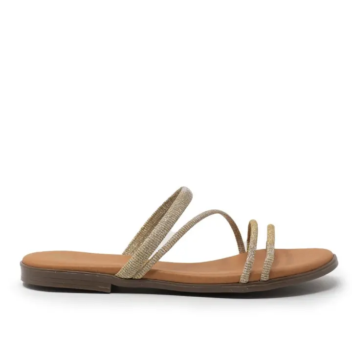 Sandalias planas de Mujer TINA KIZ 2502 PLATINO SANDALIA TIRAS TUBULARES PLATINO 35412 25V - 1