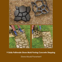 Molde De Piedra En Cuadrícula De 9/7 Para Paving Pavement DIY Molde De Hormigón Para Camino De Piedra De Jardín Y Césped - details 3