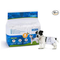 Nobleza 12x Pañales para Perros Desechables Hembra Cachorro Entrenamiento Pañales, Talla M. - details 0