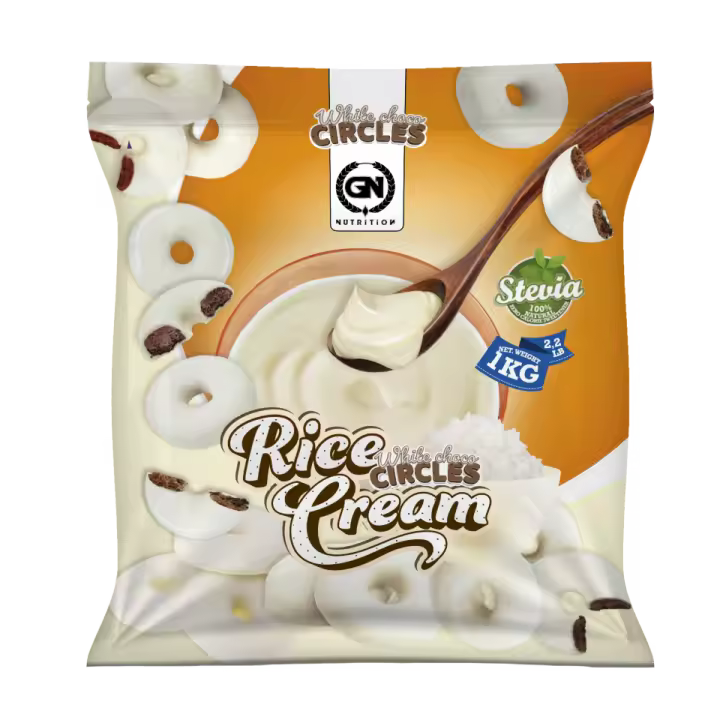 GN NUTRITION Crema de arroz - Rice Cream 1 kg  Efecto Saciante, Disminuye el Colesterol  Ideal para Batidos y Recetas - 1
