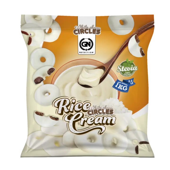 GN NUTRITION Crema de arroz - Rice Cream 1 kg  Efecto Saciante, Disminuye el Colesterol  Ideal para Batidos y Recetas - 1