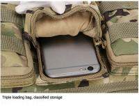 Bolsa De Cintura Impermeable De Oxford Para Pesca Y Senderismo Táctico Bolsa De Hombro Para Camping Deportes Al Aire Libre - details 14