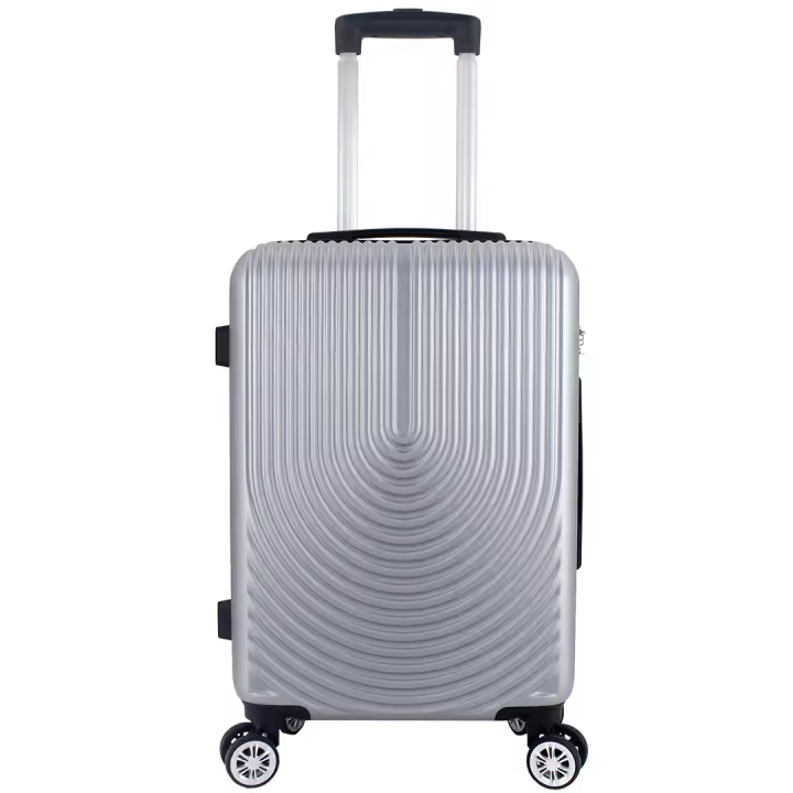 Maleta Avión Equipaje de Mano Viaje Cabina Trolley ABS Rígida 4 Ruedas Maleta de cabina rigida con asa telescopica 55x35x20CM - 1