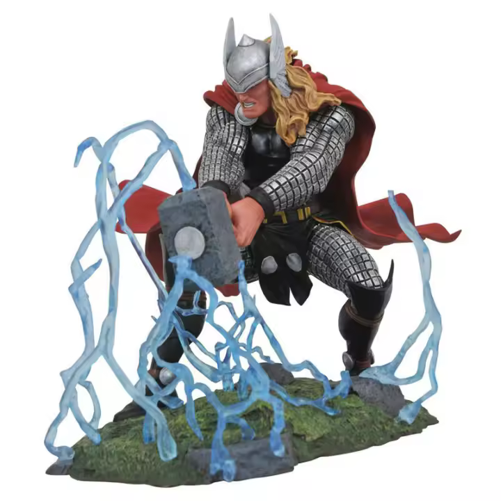 Estatua Thor Marvel Gallery 33cmFigura  Coleccionable - Idea de Regalo- Mercancia Oficial - Juguetes para Niños y Adultos - Movies Fans - Muñeco para Coleccionistas y Exposición - 1