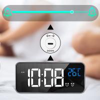 Timits Reloj Despertador Digital LED de Temperatura 2026 - Alarma Doble y Brillo Regulable - details 5