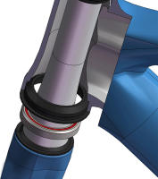 ZTTO Semi-integrado Juego De Frente De Bicicleta MTB Y Carretera Aleación De Aluminio 1 1/8 "-1 1/2" Rodamientos Sellados Taper Recto - details 3