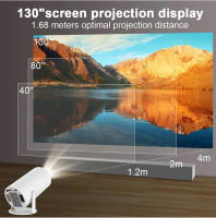 Proyector DITONG Hy300plus 4K Android 11 Dual Wifi6 250 ANSI Allwinner H713 BT5.0 1280*720 Enfoque Electrónico Para Cine En Casa - details 11