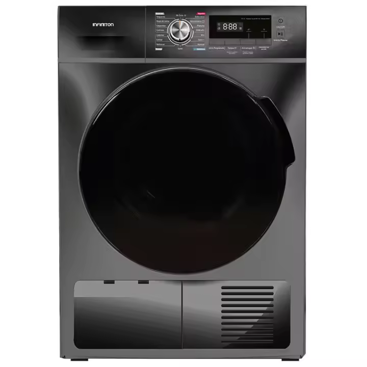 Secadora Infiniton SD-DG85C condensación 8kg 16 programas 69dB inox 84,5x59,5x61,5 cm - 1