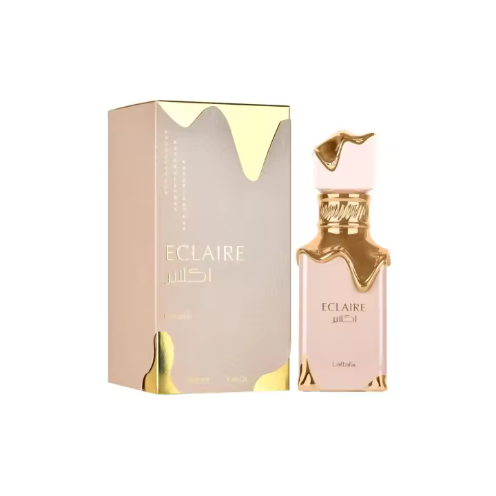 Perfume de Lujo Lattafa Eclaire 100ml Unisex | Fragancia Árabe Dulce y Cálida con Larga Duración | 100% Original | Ideal para Regalo Especial o Uso Diario | Perfume Gourmand con Notas de Caramelo y Vainilla - 1