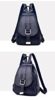 Mochila Multifuncional De Cuero Para Mujer Diseñadora Antirrobo Gran Capacidad Estilo De Viaje Moda Para Adolescentes - details 11