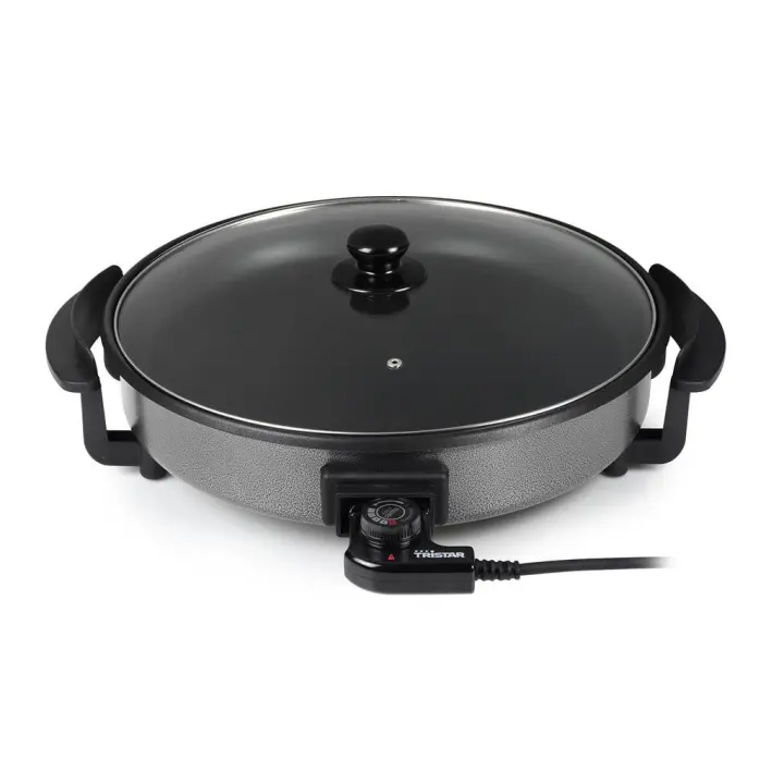 Paellera Multifunción Tristar  PZ-2963 1500W 1.75L Ø30cm Ideal para Cocinar La paellera multifuncional es ideal para cocinar paellas y guisos. Con 1500W de potencia y recubrimiento antiadherente, es fácil de limpiar y muy versátil. - 1