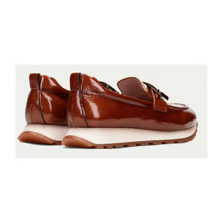 Shoes Mocasin marca Hispanitas para mujer en color cuero - 1