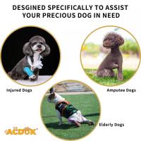 Almohadilla De Soporte Para Perros Con Enjalmas Transpirables Y Acolchadas Para Ancianos Discapacitados Lesiones Articulares Artritis Caminar - details 4