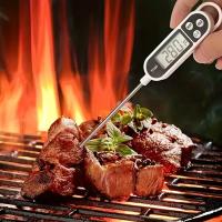 Termómetro Digital Para Alimentos Con Pantalla LCD Y Probar Para Carne Y Bebidas Lectura En Tiempo Real Electrodoméstico De Cocina - details 1
