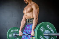 Cinturón De Levantamiento De Peso Ajustable Para Hombres Y Mujeres De Nylon Para Gimnasio Y Ejercicios De Squat Y Deadlift Soporte De Espalda Rápido - details 6