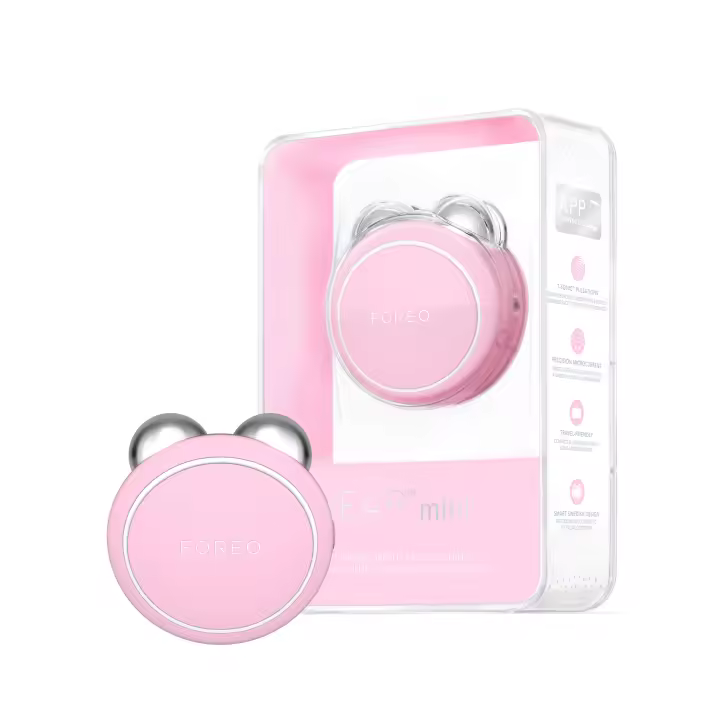 FOREO BEAR mini Masajeador facial eléctrico de microcorrientes I Reductor de papada I Define el contorno de la mandíbula I Lifting facial inmediato y no invasivo - 1