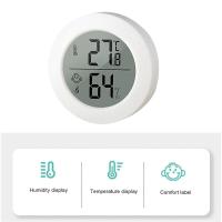 Mini Thermometer Hygrometer Round Indoor LCD Room Thermometer Humidity Meter Digital Indoor Room Temperature Tester - details 0