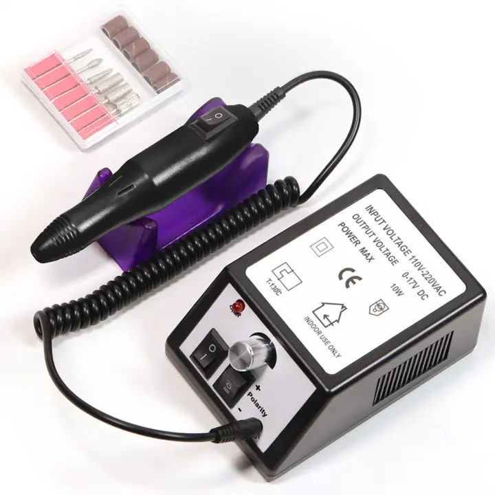 LULAA Máquina De Uñas Eléctrica 20000RPM Kit De Corte Con Herramientas Profesionales Para Esmalte De Gel Equipo De Manicura Para Salón - 1