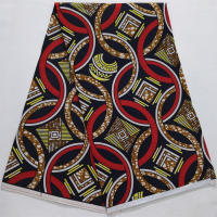 Tela De Estilo Nigéria Ghana Poliéster De Alta Calidad 6 Yardas 2025 Real Ankara Wax Lace Para Vestido De Fiesta Para Mujeres - details 24