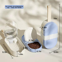 Botella De Agua Para Perros Y Gatos 2 En 1 Portátil Para Exteriores Alimentación Y Bebida Apta Para Pupusas Material Plástico Volumen 250ml - details 0