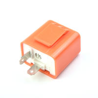 Relé De Flasher LED Ajustable 12V Para Motocicleta 1/2pcs Indicador De Señal 2 Pin Material ABS Plástico - details 8