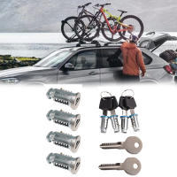 Juego De Cerraduras Y Llaves Para Maletero De Techo Sistema De Rack De Coche Accesorios Para Racks De Luggage Cerradura De Core Partes - details 1
