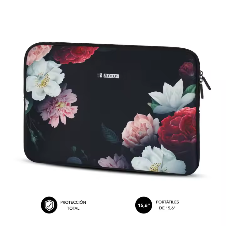 Funda Ordenador Neopreno Trendy Sleeve Neo Flowers 15.6" - 1
